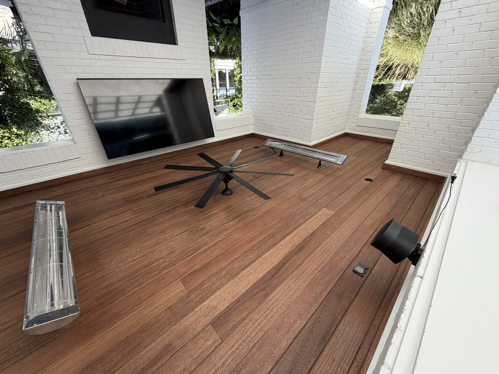 Wood ceiling & heating
